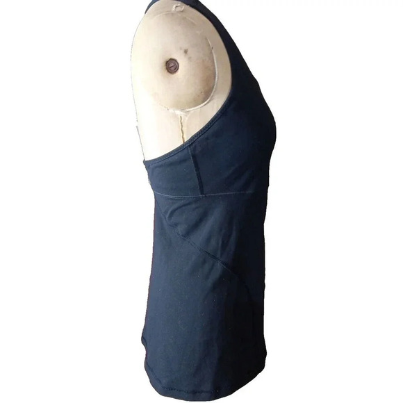 LULULEMON Black Racerback Active Athletic Gym Lounge Wear Top SZ 10 - Picture 10 of 13